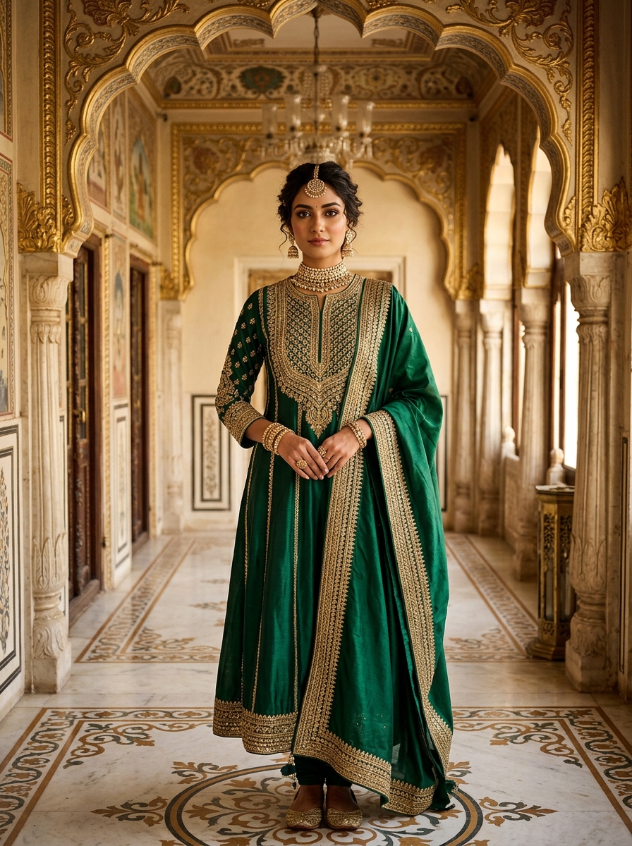 BAABLA DESIGNER Jaipur Silk Kurta Set
